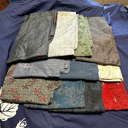 未使用の大島紬など着物11枚