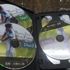 ゴルフDVD「小原大二郎 ビジネスゾーンマスタープログラム 5枚組」の画像