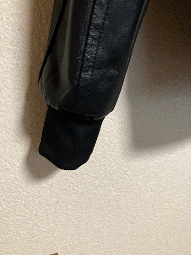 フード付きライダースジャケット