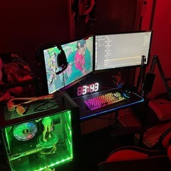 ゲーミングPCフルセットダブルモニター