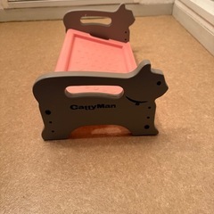 ほぼ新品猫ちゃんのご飯トレーの画像