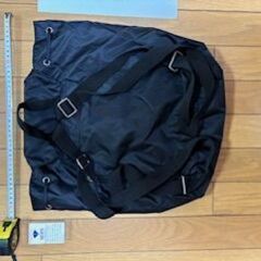 黒リュックサック①の画像