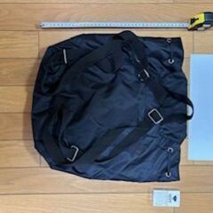 黒リュックサック①の画像