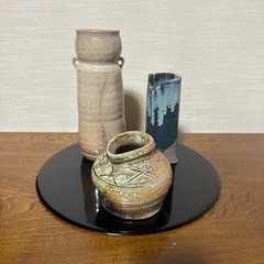 茶道で使う花瓶、花入れ3点セット