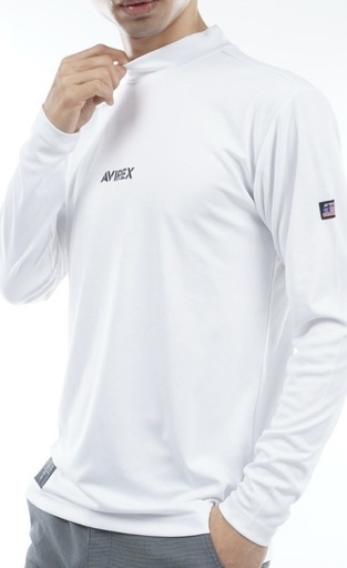 AVIREX GOLF  モックネック長袖シャツ
