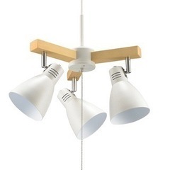 新品同様/照明
３灯ペンダントライト/LED