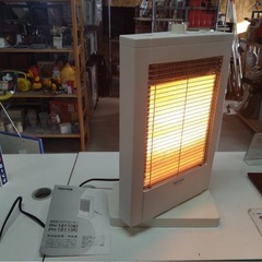 ● TEKNOS PH-1211 W  直管型 ハロゲンヒーター 2秒速暖 1200/800W 首振り機能 転倒offスイッチ 暖房 ヒーター ストーブ 2011年製 中古 ④の画像