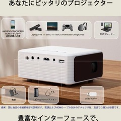 プロジェクター 小型 家庭用 プロジェクジェクター　手のひらサイ...