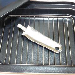 魚焼器でグリルの画像