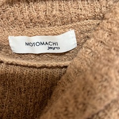 ピンクベージュ　おしゃれニットの画像