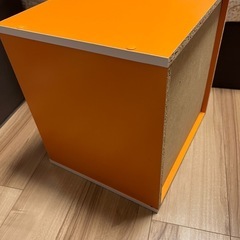 カラーボックス　オレンジ　美品の画像
