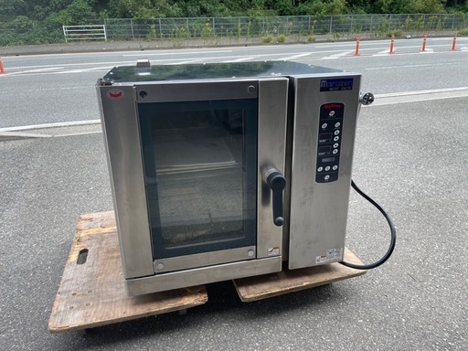 ■中古品 美品 マルゼン 電気コンベクションオーブン MCOE-087B 3相200V 2023年製 動作問題なし■