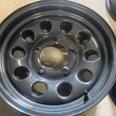 スズキ純正 JB74 ジムニーシエラ スチールホイール レンコンホイール 純正戻し冬用 極上品の画像
