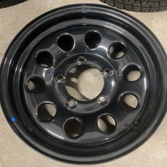 スズキ純正 JB74 ジムニーシエラ スチールホイール レンコンホイール 純正戻し冬用 極上品の画像