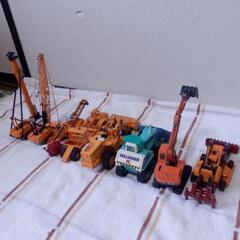❤️掃除済み★当時物❤️働く車セット★シンセイ★ダイヤペットACE★ヨネザワ★日本製の画像