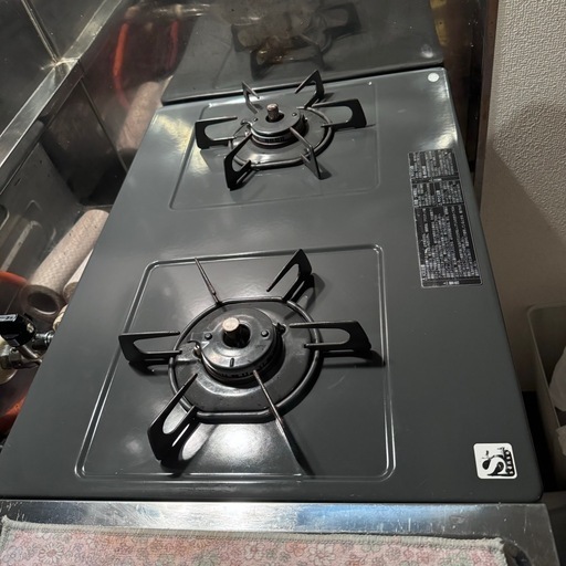 ガスコンロ　2口　プロパン