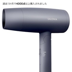 【取引者決定】SALONIA サロニア スピーディーイオン ドラ...
