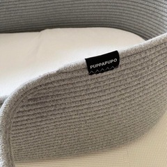 【美品】PUPPAPUPO クーハン ロープ編み 敷きマット付き　ベビーキャリーの画像