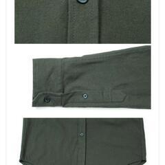 roshell ネルシャツ カーキの画像