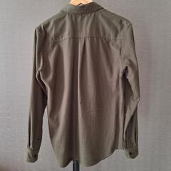 roshell ネルシャツ カーキの画像