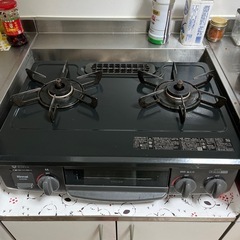 Rinnaiリンナイ 2口ガスコンロ グリル付 KG35NBKL...