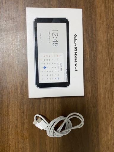 Galaxy 5G Mobile Wi-Fi SCR01 simなし type-cケーブル　モバイルルーター ポケットWi-Fi