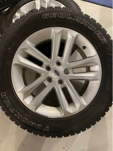 FORDフォード エクスプローラー純正 8J-18 off+44 pcd114.3/5H 　63.4ｍｍハブ径　１８インチアルミホイール４本