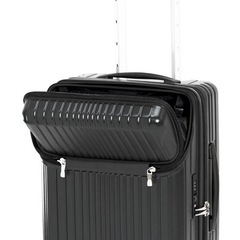 キャリーバッグ　キャリーケース　 52L 62L ALI-6060TP-22W ブラック　黒　旅行カバン　スーツケース　ハードケース　