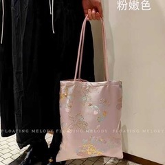 新品:優しい中国風　ジャカード　ショルダーバッグ　ハンドバッグ　クロスボディバッグの画像