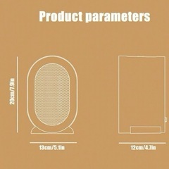 セラミックファンヒーターの画像