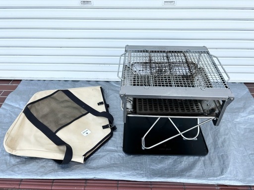 キャンプ用品　スノーピーク 焚火台 L スターターセット & グリルブリッジ L＋焼網Pro L