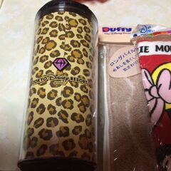 ディズニー色々　ミニー、ダッフィー、プーさん、タンブラー、ショッパー袋の画像