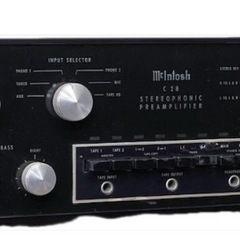 MCINTOSH マッキントッシュ、プリアンプ　Ｃ28の画像