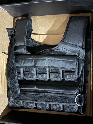 adidas(アディダス) 鉄製 パフォーマンスアジャスタブルウエイトベスト 10kg 重量調節可能 ADWT-12637 黒