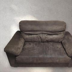 ふかふかソファ 焦げ茶 IKEA