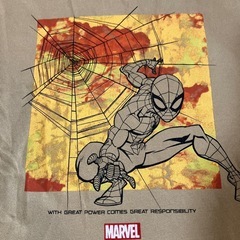 メンズ2XLマーベルスパイダーマンTシャツの画像