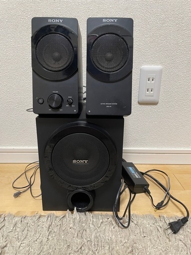 ソニー アクティブスピーカー SRS-D5 サブウーファー スピーカー SONY