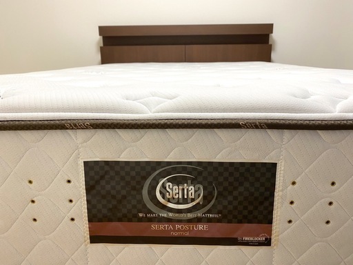 (決まりました)【超美品】高級ダブルベッド  25万→8万・最終値下げ