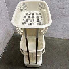 【ジモティ限定特価】 ランドリーバスケット ヴィブランドリー 2段 N0387Gの画像