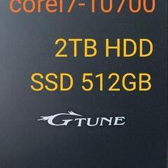 デスクトップPC RTX3060 corei7-10700