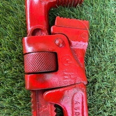 ❶マサダ 5t 油圧ジャッキ ダルマジャッキ NF-5I  ❷三菱パイプレンチ 450 2点セット の画像