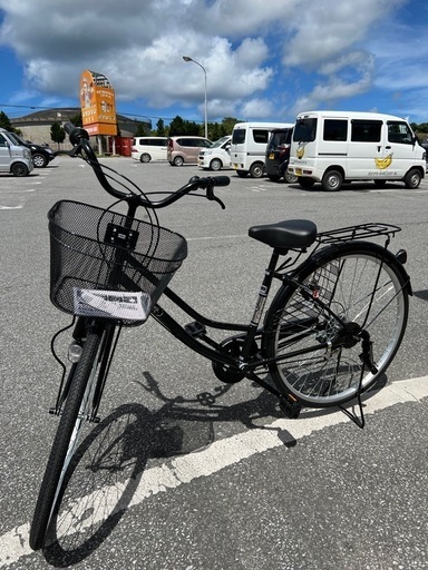 美品 自転車　27 インチ　6段ギア