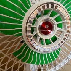 サンヨー　卓上扇風機　昭和　70年代　アンティーク品　昔の扇風機　の画像