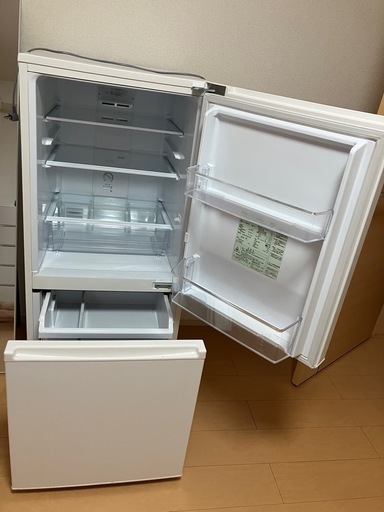 2023年製冷蔵庫アクア 使用期間1年