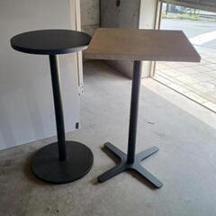 【値下げしました】四角形カフェテーブル（H105cm）②の画像