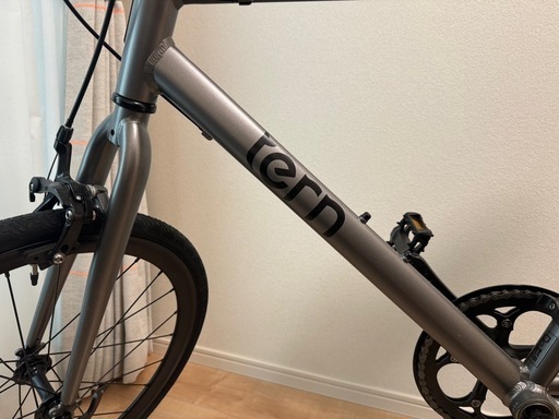 tern crest ミニベロ 美品 スマホホルダー•ライト•チェーン型の鍵付き