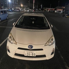 トヨタアクア2013車検8/2の画像
