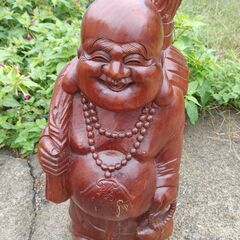 七福神　布袋尊 62×27cm 背中の袋 大きい傷があります