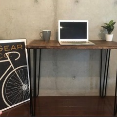 アンティーク天板ワークテーブル