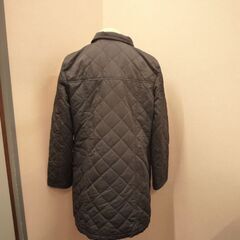 ☆BURBERRY LONDON　バーバリー　ダウンジャケット　ダウンコート　アウター　コート　ロゴボタン　裏地ノバチェック　ブラック　ブランドの画像